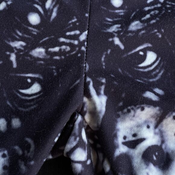 Halloween Horror Jogger Pants Womens Medium All Over Print Scary Movie - Picture 6 of 13